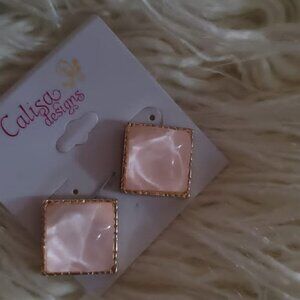 💃CALISA High Quality European Style Candy Color Geometry Square Earrings.🌴